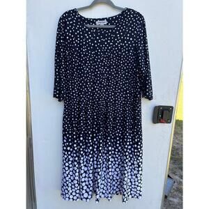 Shelby & Palmer Women’s Dress Sz 2x xxl Polka Dots